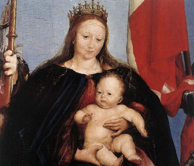 HOLBEIN, Hans the Younger The Solothurn Madonna China oil painting art